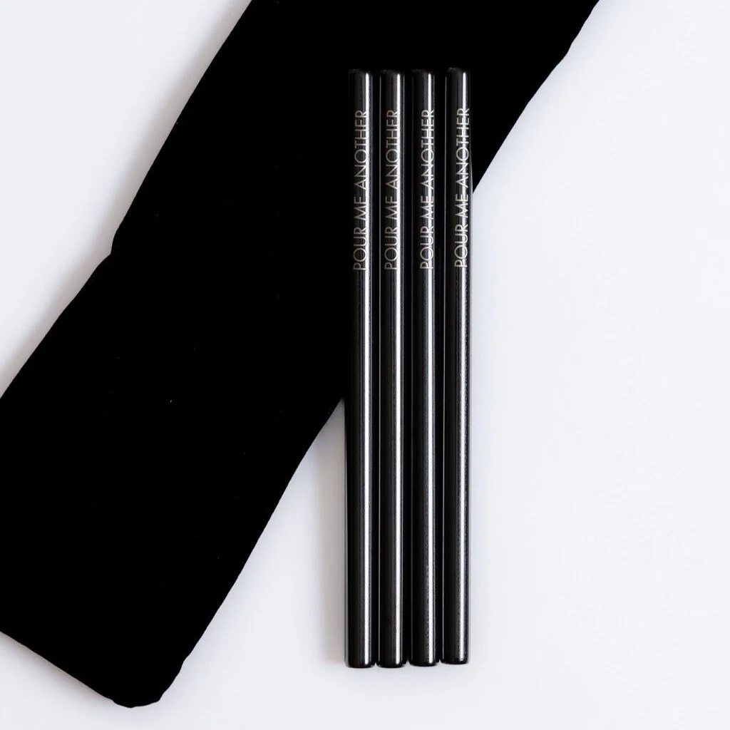 Engraved Metal Cocktail Straws - 4 - Image 5